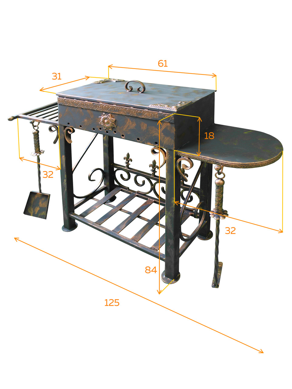 Мангал для дачи ООО "Лёгкий Старт" Brazier 101 - фото 2 - id-p202588558