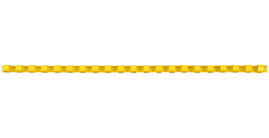 Пружина пластиковая StarBind 8 мм, желтая - фото 2 - id-p202728134