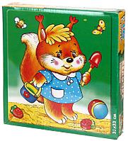 Игра настольная «Развивающая мозаика Maxi Puzzle» «Белочка», 3+