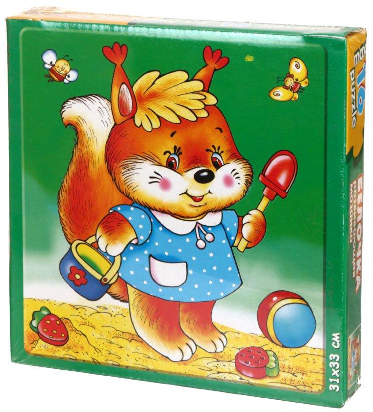 Игра настольная «Развивающая мозаика Maxi Puzzle» «Белочка», 3+ - фото 1 - id-p202728896