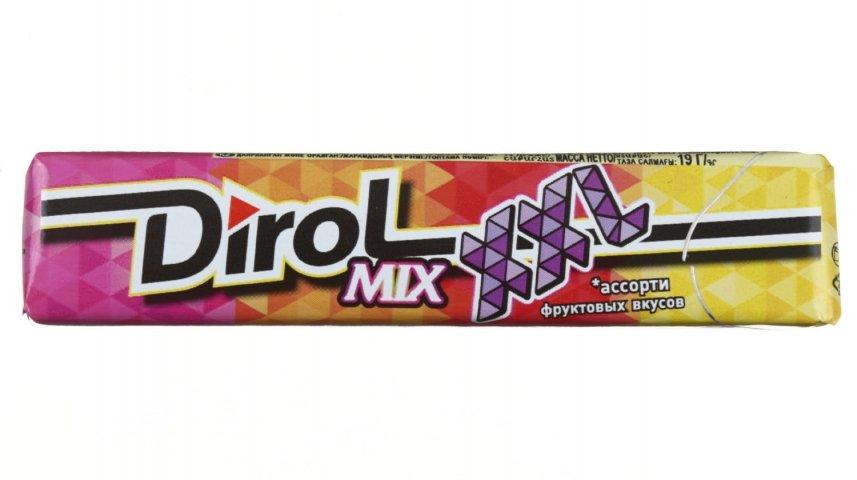 Жевательная резинка Dirol Fruit MIX XXL без сахара 19 г, ассорти фруктовых вкусов - фото 3 - id-p202728903