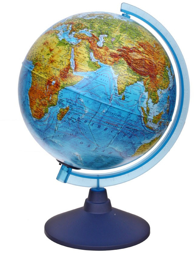 Глобус физико-политический с подсветкой от батареек Globen диаметр 250 мм, 1:50 млн - фото 5 - id-p202729783