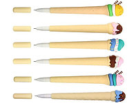 Ручка гелевая детская корпус ассорти, стержень синий, «Мороженое»