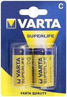 Батарейка солевая Varta Superlife C, R14P, 1.5V