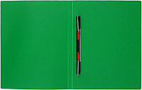 Папка-скоросшиватель пластиковая с пружиной OfficeSpace толщина пластика 0,5 мм, зеленая