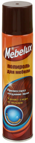 Полироль для мебели Mebelux 300 мл, с антистатиком - фото 1 - id-p202732766