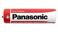 Батарейка солевая Panasonic AA, R6, 1.5V