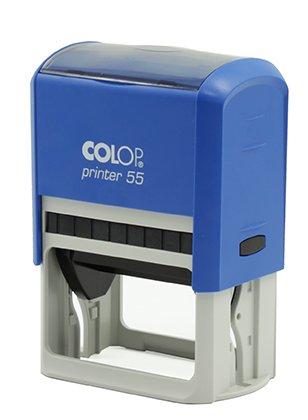 Автоматическая оснастка Colop 55 для клише штампа 60*40 мм, корпус синий - фото 1 - id-p202728976
