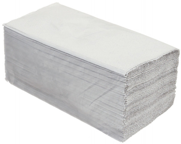 Полотенца бумажные Vega Professional (в пачке) 1 пачка, ширина 225 мм, серые - фото 1 - id-p202731769