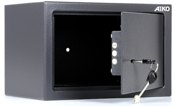 Мебельный сейф Aiko серии Т с ключевым замком T-200-KL: 10,2 л - фото 1 - id-p202728989
