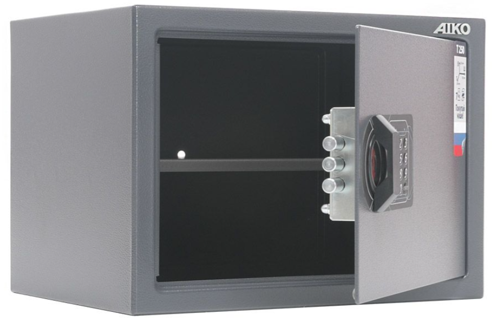 Мебельный сейф Aiko серии Т с электронным замком T-250-EL: 17,7 л, 1 полка - фото 2 - id-p202728995