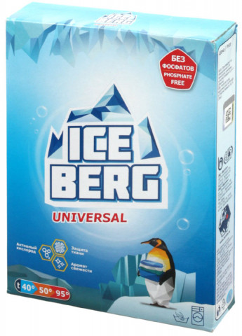 Порошок стиральный Iceberg 400 г, Universal - фото 1 - id-p202731790