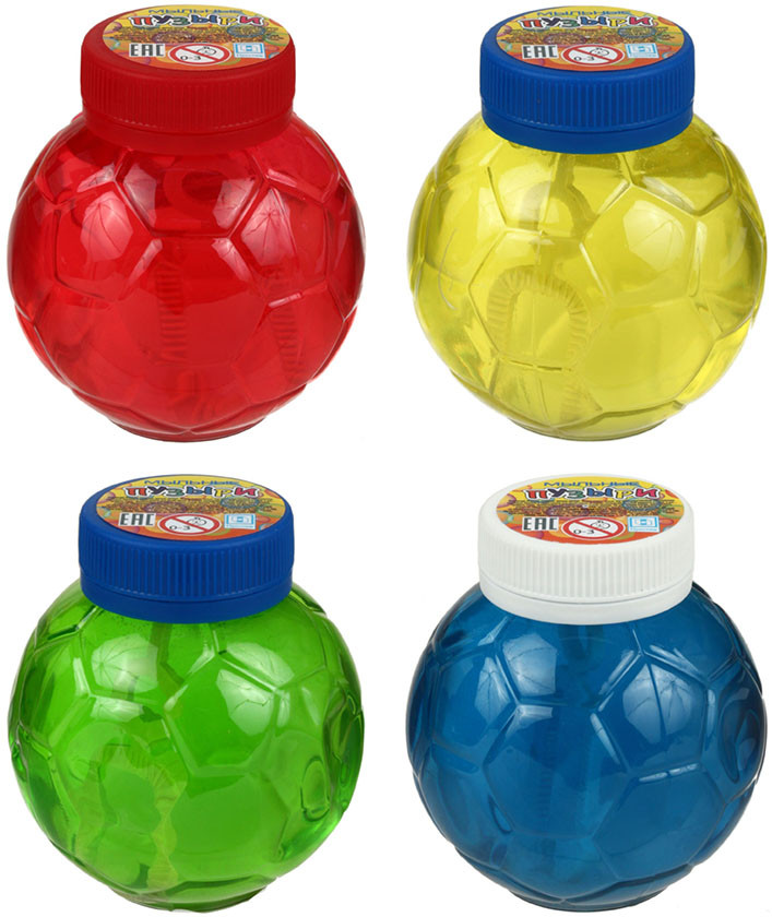 Мыльные пузыри «Радуга» 160 мл, «Футбольный мячик», ассорти - фото 2 - id-p202731798