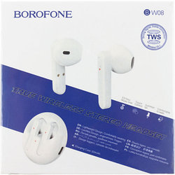 Наушники беспроводные Borofone BW08 Luxury TWS белые