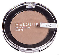 Тени д/век "RELOUIS PRO EYESHADOW MATTE" тон:12 ,:WARM TAUPE арт.РБ75