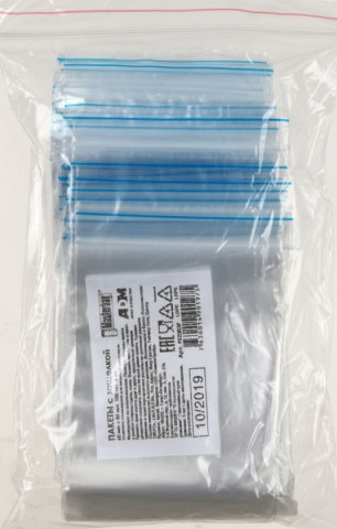 Пакет упаковочный с застежкой (ZipLock) Masterbag АДМ 60*80 мм, 100 шт., 45 мкм - фото 1 - id-p202729919