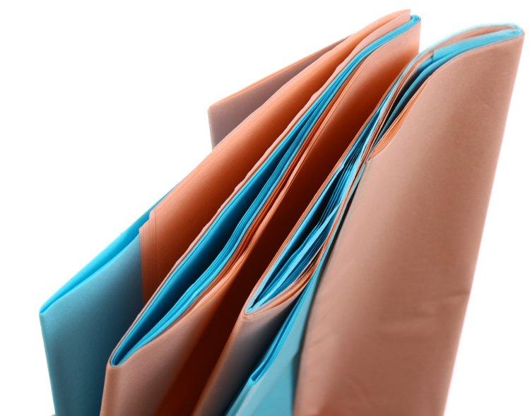 Набор бумаги тишью (папиросной) Paper Art 50*66 см, 10 л., 2 цв., голубой и пудрово-розовый - фото 1 - id-p202729089