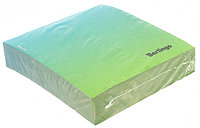 Блок бумаги для заметок декоративный «Куб» Berlingo Radiance 85*85*20 мм, проклеенный, голубой/зеленый