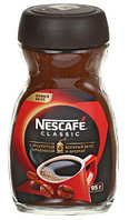 Кофе натуральный растворимый порошкообразный Nescafe Classic 95 г, в стеклянной банке