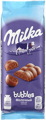Шоколад Milka 76 г, Milka Bubbles, молочный пористый