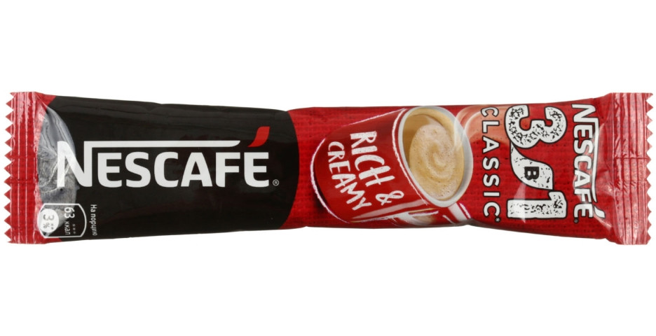 Кофе растворимый Nescafe 3в1 14,5 г, «Классический», в стике - фото 1 - id-p202729958