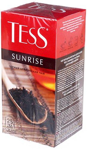 Чай Tess 45 г, 25 пакетиков, Sunrise, чай черный - фото 2 - id-p202729163