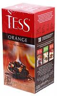Чай Tess 37,5 г, 25 пакетиков, Orange, чай черный с цедрой апельсина