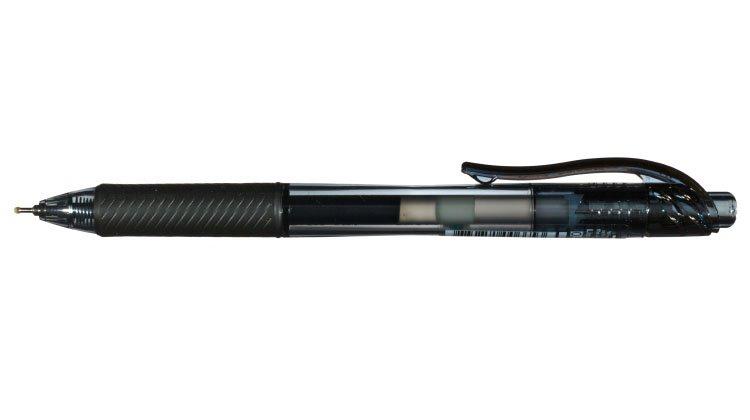Ручка гелевая автоматическая EnerGel-X толщина линии письма 0,5 мм, стержень черный - фото 1 - id-p202728466