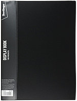 Папка пластиковая на 100 файлов Berlingo Standart толщина пластика 0,8 мм, черная