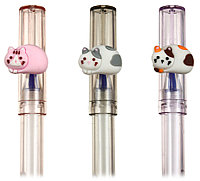 Ручка гелевая Meshu «Пиши-стирай» Cute Cats, корпус ассорти, стержень синий