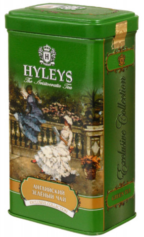 Чай Hyleys «Английский» в жестяной банке 100 г, зеленый чай - фото 1 - id-p202730014