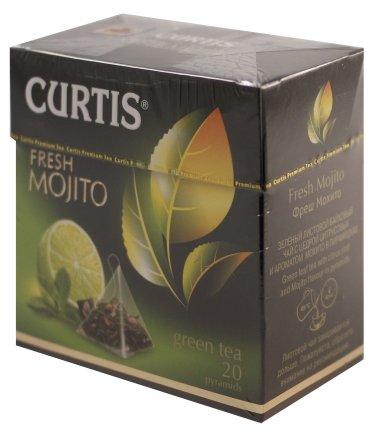 Чай Curtis 34 г, 20 пакетиков, Freah Mojito, зеленый чай - фото 1 - id-p202728492