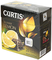Чай Curtis 34 г, 20 пакетиков, Sunny Lemon, черный чай
