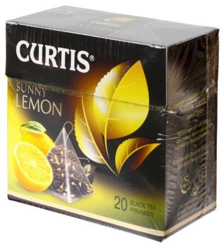 Чай Curtis 34 г, 20 пакетиков, Sunny Lemon, черный чай - фото 2 - id-p202728493
