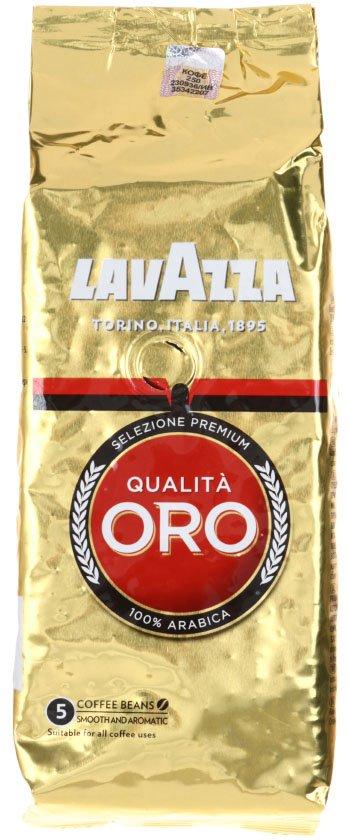 Кофе натуральный в зернах Lavazza Qualita Oro 250 г, среднеобжаренный - фото 1 - id-p202728499