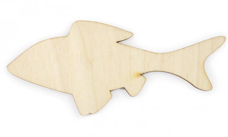 Заготовка для творчества деревянная «Палитра. Животные» «Рыбка», 10*4,4 см - фото 1 - id-p202729203