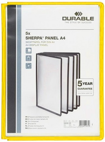 Демопанель Durable Sherpa желтая (цена за 1 шт.) - фото 1 - id-p202728536