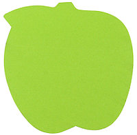 Бумага для заметок с липким краем Brauberg 70*70 мм, 1 блок *50 л., «Яблоко», зеленая