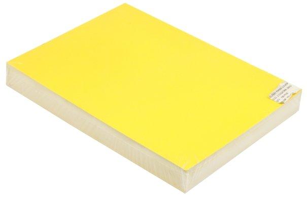 Обложки для переплета картонные Chromolux cover А4, 100 шт., 250 г/м2, глянцевые желтые - фото 1 - id-p202728563
