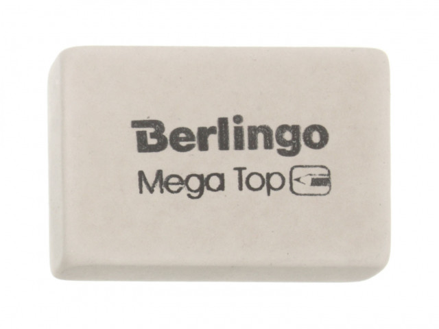 Ластик Berlingo Mega Top 32*18*8 мм, белый - фото 1 - id-p202732053