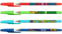 Ручка шариковая ArtSpace корпус ассорти, стержень синий, «Монстрики»