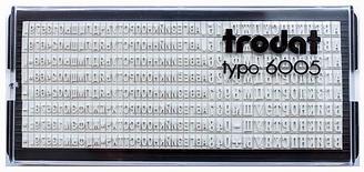Касса символов для самонаборных штампов Trodat typo 6005 360 символов, высота основного шрифта 2,2 мм, шрифт