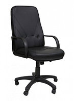 Кресло офисное «Комо» для руководителей обивка экокожа черная, Z-11 (ECO-30)