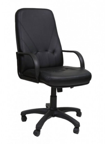 Кресло офисное «Комо» для руководителей обивка экокожа черная, Z-11 (ECO-30) - фото 1 - id-p202730118