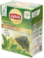 Чай Lipton ароматизированный пакетированный 36 г, 20 пирамидок, Milky Oolong, зеленый чай с ароматом молока