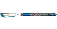 Ручка шариковая Berlingo Western корпус прозрачный, стержень синий