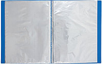 Папка пластиковая на 40 файлов Berlingo Standart толщина пластика 0,6 мм, синяя