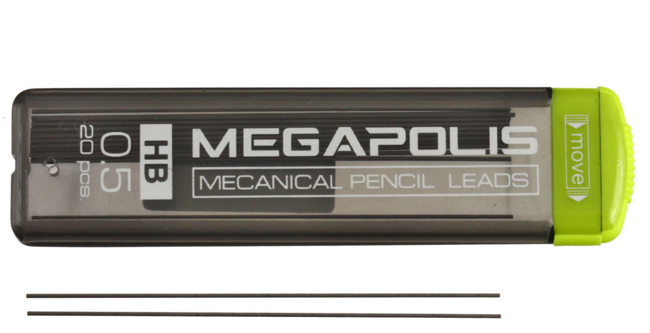 Грифели для автоматических карандашей ErichKrause Megapolis Concept толщина грифеля 0,5 мм, твердость ТМ, 20 - фото 3 - id-p202731093