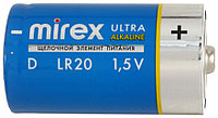 Батарейка щелочная Mirex Ultra Alkaline D, LR20, 1.5V