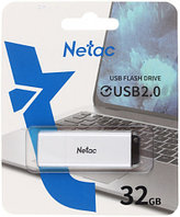 Флеш-накопитель Netac U185 (2.0) 32 Gb, корпус белый